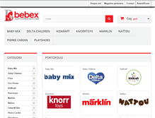 Tablet Screenshot of bebex.ro